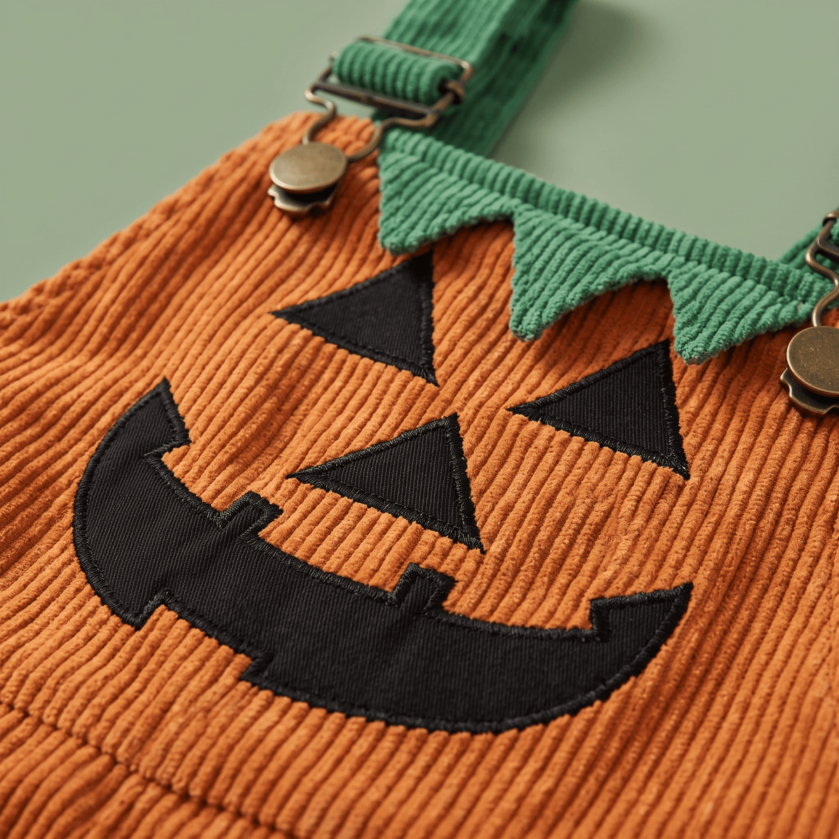 Halloween pompoen- en spookrompertje voor baby's | Lunyna