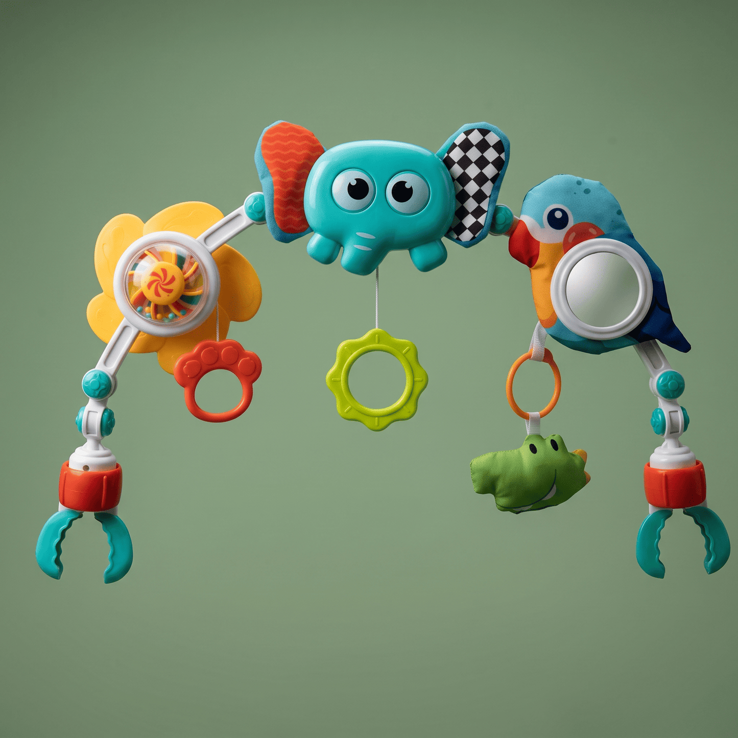 Arco de Juguetes Sensoriales para Carrito | Lunyna